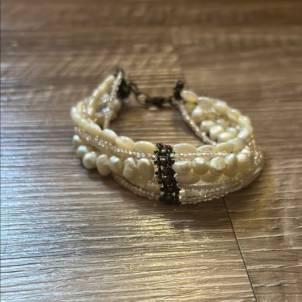 Vintage Silpada Freshwater Pearl Bracelet